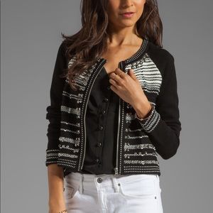 Nanette Lepore Wild West sweater blazer full zip